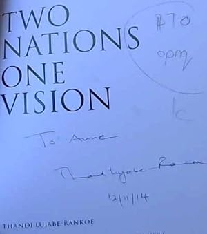 Seller image for Two Nations, One Vision for sale by Chapter 1