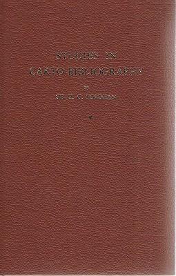 Immagine del venditore per Studies In Carto-Bibliography: British And French And In The Bibliography Of Itineries And Road-books venduto da Marlowes Books and Music