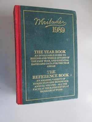 Seller image for Whitaker's Almanack: 1989 for sale by Goldstone Rare Books