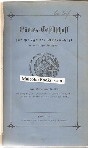 Görres-Gesellschaft zur Pflege der Wissenschaft im katholischen Deutschland. Zweite Vereinsschrif...