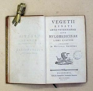 Bild des Verkufers fr Vegetii Renati Artis veterinariae sive mulomedicinae libri quatuor. zum Verkauf von antiquariat peter petrej - Bibliopolium AG