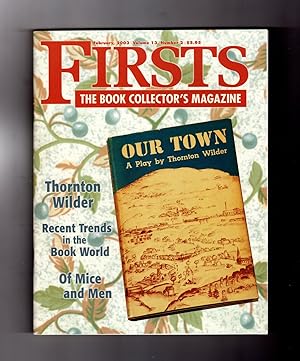 Firsts - The Book Collectors Magazine. February, 2003. With Original Shipping Envelope. Our Town;...