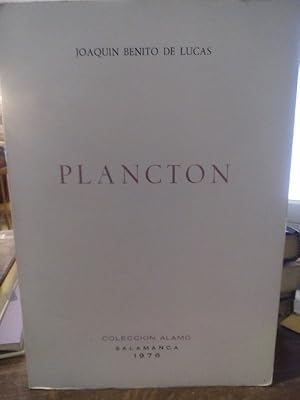 Seller image for Plancton for sale by La Leona LibreRa