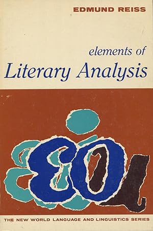 Seller image for Elements OF Literary Analysis for sale by Kenneth A. Himber