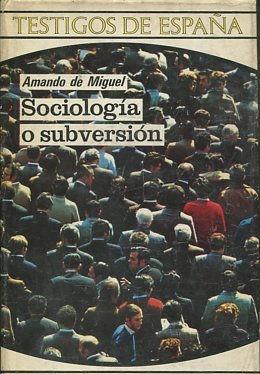 SOCIOLOGIA O SUBVENCION.
