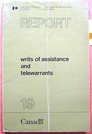 Seller image for Writs of Assistance and Telewarrants. Le Mandat De Main-Forte Et Le Teltmandat for sale by Ken Jackson