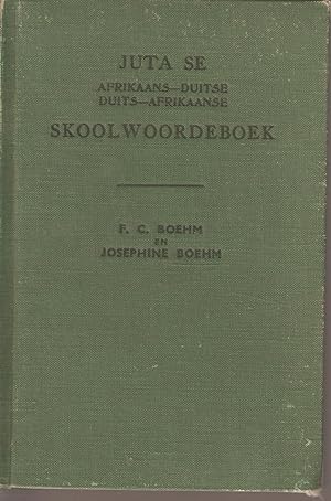 Seller image for Juta se Afrikaans-Duitse Duits-Afrikaanse Skoolwoordeboek for sale by Snookerybooks
