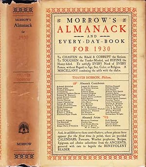 In, Morrow's Almanack and Every Day Book for 1930