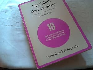 Die Politik des Einzelnen : Studien zur Genese d. skandinav. Ziviltheologie; Ludvig Holberg, S. K...