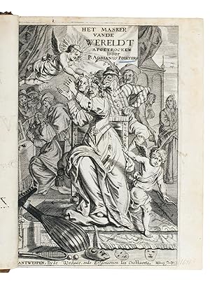 Het masker vande wereldt afgetrokken.Antwerp, widow and heirs of Jan Cnobbaerts, [1646]. 4to. Wit...