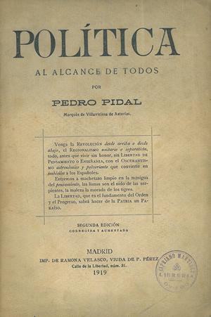 Imagen del vendedor de POLTICA AL ALCANCE DE TODOS. a la venta por Librera Anticuaria Galgo