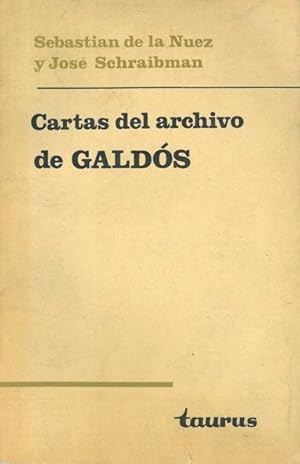 Seller image for CARTAS DEL ARCHIVO DE GALDS. for sale by Librera Anticuaria Galgo