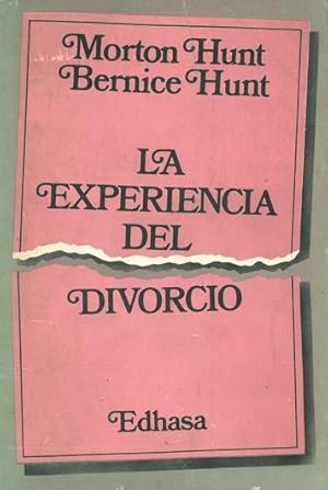 Immagine del venditore per LA EXPERIENCIA DEL DIVORCIO. venduto da Librera Anticuaria Galgo