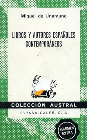 Imagen del vendedor de LIBROS Y AUTORES ESPAOLES CONTEMPORNEOS. a la venta por Librera Anticuaria Galgo