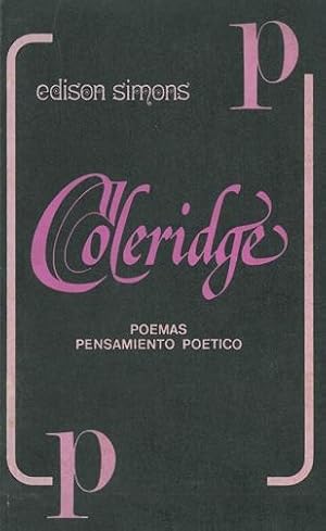 Seller image for COLERIDGE. POEMAS. PENSAMIENTO POTICO. for sale by Librera Anticuaria Galgo