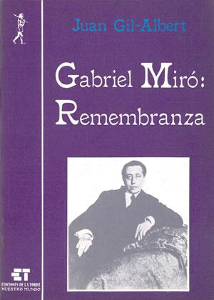 Immagine del venditore per GABRIEL MIR: REMEMBRANZA. venduto da Librera Anticuaria Galgo