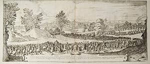 PARIS. "Ingresso solene in Parigi del Re, e Regina di Francia il di 26 di Agosto 1660". Blick auf...