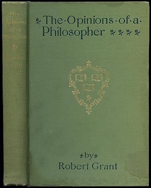 Bild des Verkufers fr The Opinions of a Philosopher zum Verkauf von Between the Covers-Rare Books, Inc. ABAA