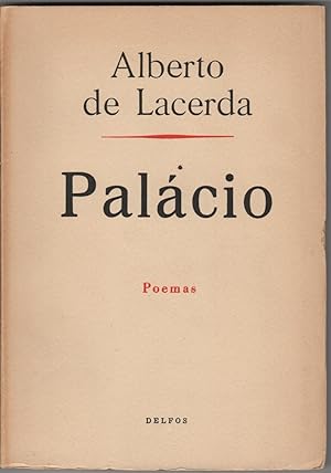 Image du vendeur pour Palcio; Poemas mis en vente par Locus Solus Rare Books (ABAA, ILAB)