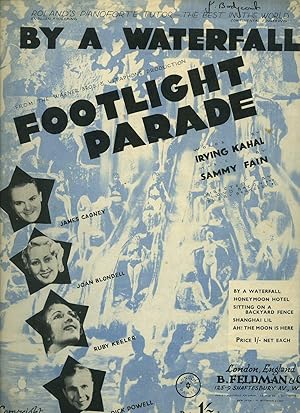 Seller image for By A Waterfall [Vintage Piano Sheet Music] From the Warner Bros. and Vitaphone Production 'Footlight Parade' for sale by Little Stour Books PBFA Member