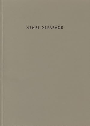 Seller image for Henri Deparade: Arneiten 1992-1998. for sale by Antiquariat Bookfarm