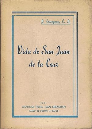 Seller image for VIDA DE SAN JUAN DE LA CRUZ for sale by Librera Torren de Rueda
