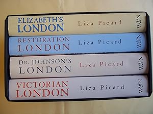 Seller image for The Life of London. 4 Volume Set Comprising Elizabeth's London, Dr. Johnson's London, Restoration London and Victorian London. for sale by Carmarthenshire Rare Books