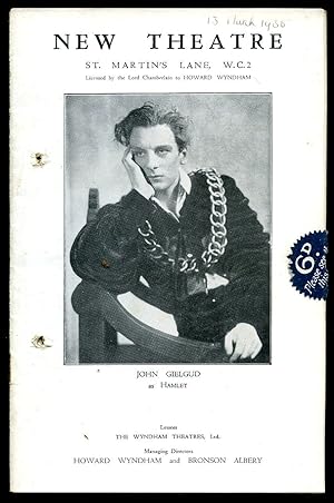 Seller image for Hamlet | Souvenir Theatre Programme Performed at The New Theatre, St. Martin's Lane, London for sale by Little Stour Books PBFA Member