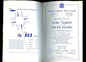 Seller image for South Pacific: Souvenir Theatre Programme Performed at Theatre Royal, Drury Lane, London for sale by Little Stour Books PBFA Member