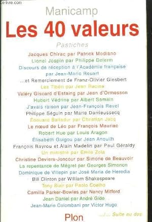 Bild des Verkufers fr LES 40 VALEURS ET QUELQUES INTERLUDES zum Verkauf von Le-Livre