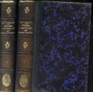 Image du vendeur pour ETUDES HISTORIQUES ET BIOGRAPHIQUES - EN 2 VOLUMES (TOMES 1 et 2). mis en vente par Le-Livre