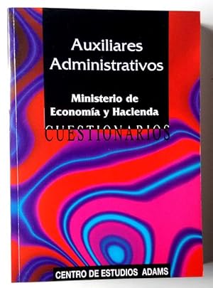 Imagen del vendedor de Cuerpo de auxiliares del Ministerio de Economa y Hacienda: cuestionario sobre el temario a la venta por Librera Salvalibros Express