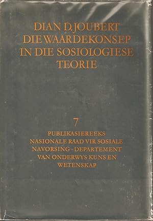 Seller image for Die Waardekonsep in die Sosiologiese Teorie for sale by Snookerybooks