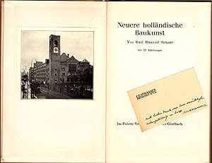 Imagen del vendedor de Neuere hollndische Baukunst. a la venta por Rdner Versandantiquariat