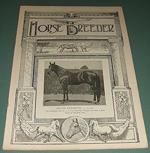 The American Horse Breeder Magazine for March 26th , 1924