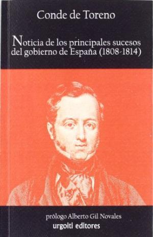 Bild des Verkufers fr Noticia de los principales sucesos del gobierno de Espaa (1808-1814) zum Verkauf von Arteclo S. L.