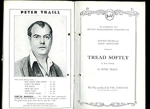 Seller image for Tread Softly: Souvenir Theatre Programme Performed at Daly's Theatre, Coventry Street, London for sale by Little Stour Books PBFA Member