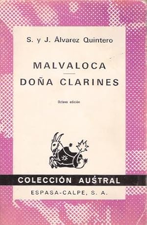Immagine del venditore per Malvaloca. Doa Clarines venduto da SOSTIENE PEREIRA