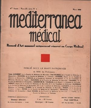 Mediterranea medical n° 3 / nouvelle serie