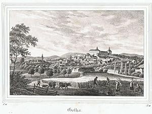 Gotha. Lithographie aus Sachsens Kirchengalerie ( Kirchengallerie )