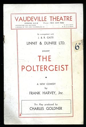 Immagine del venditore per The Poltergeist: Souvenir Theatre Programme Performed at Vaudeville Theatre, Strand, London venduto da Little Stour Books PBFA Member