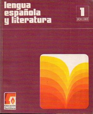 Bild des Verkufers fr LENGUA ESPAOLA Y LITERATURA. 1 Bachillerato. zum Verkauf von angeles sancha libros