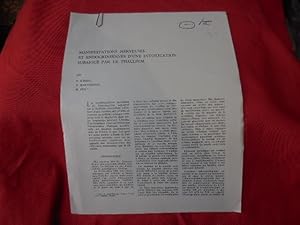 Image du vendeur pour Manifestations nerveuses et endocriniennes d'une intoxication subaigu par le thallium. mis en vente par alphabets