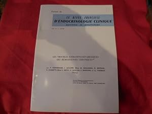 Image du vendeur pour Les troubles endocrino-mtaboliques des hmodialyss chroniques. mis en vente par alphabets