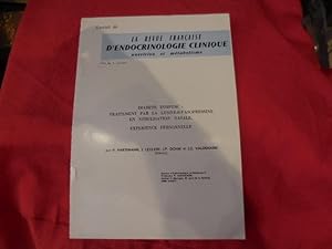 Image du vendeur pour Diabte insipide: traitement par la Lysine-8-Vasopressine an nbulisation nasale. Exprience personnelle. mis en vente par alphabets