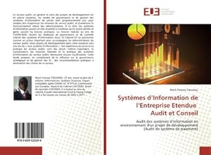 Imagen del vendedor de Systmes dInformation de lEntreprise Etendue Audit et Conseil : Audit des systmes dinformation en environnement d'un projet de dveloppement (Audit de systme de paiement) a la venta por AHA-BUCH GmbH