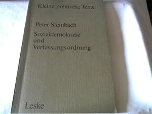 Sozialdemokratie und Verfassungsverständnis: Zur Ausbildung einer liberaldemokratischen Verfassun...