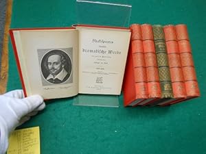 Imagen del vendedor de Shakespeares smtliche dramatische Werke. 12 Bde i. 6 Bchern. bersetzt von Schlegel und Tieck. a la venta por Galerie  Antiquariat Schlegl