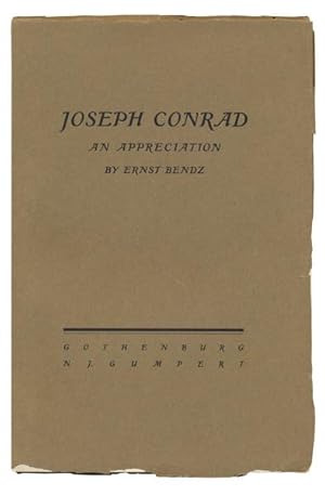 Seller image for JOSEPH CONRAD An Appreciation for sale by Jonkers Rare Books