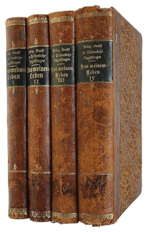 Aus meinem Leben. Aufzeichnungen. 4 vols. (Erster Band: Vom Revolutionsjahr 1848 bis zum Ende des...
